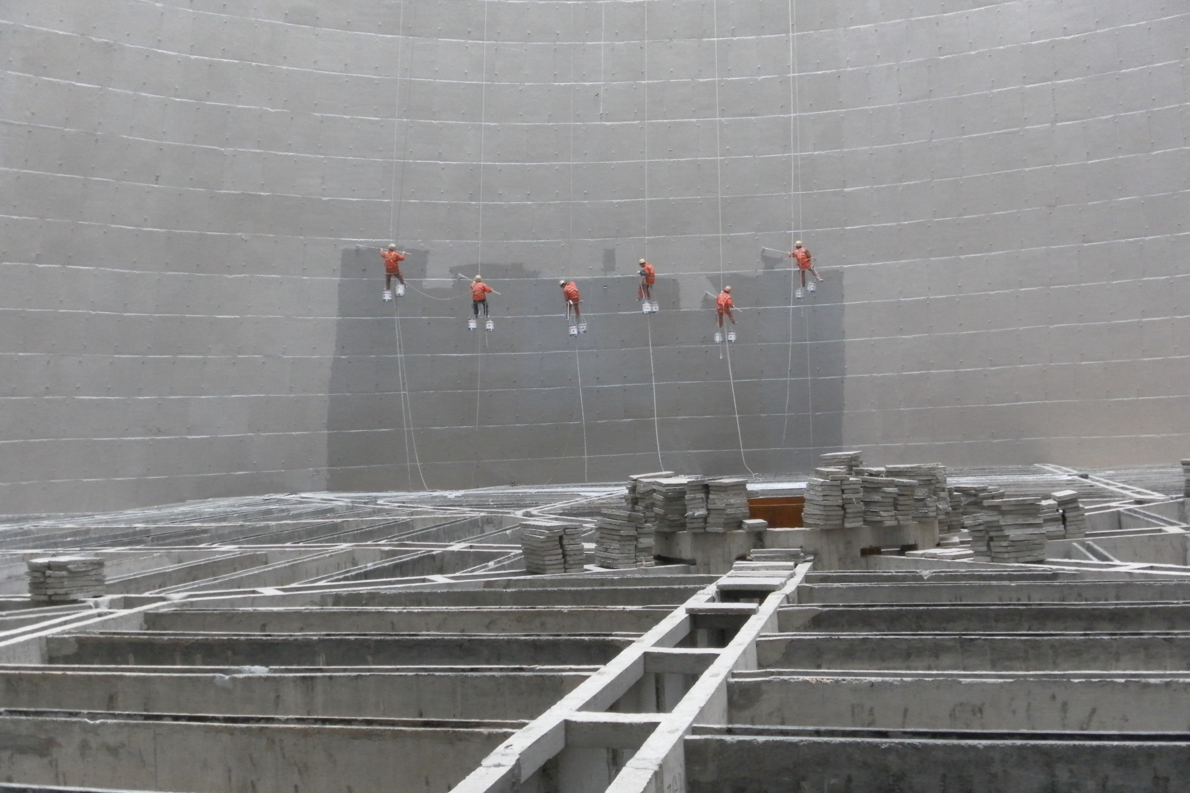 傲皎特涂新型防水涂料在电厂冷却塔内壁防腐堵漏方面的应用