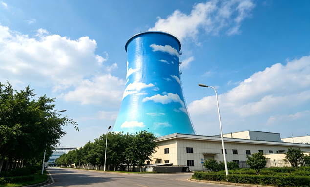 光大淮安冷却水塔美化工程