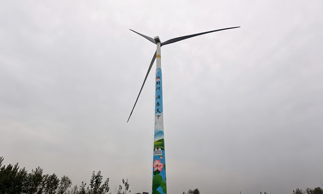 湖北仙桃金岭华润100MW风电混塔亮化提升工程